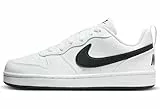 NIKE Court Borough Low RECRAFT (GS), Sneaker, White/Black, 38.5 EU