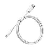 OtterBox cavo USB-A a Lightning, di ricarica ultra resistente per iPhone e iPad, certificato MFi, ultra robusto, testato per pieghe e flessibilità, 1M, Bianco