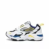 Fila Cr-cw02 Ray Tracer Teens, Sneaker Unisex - Bambini e ragazzi, White Lapis Blue, 36 EU Stretta