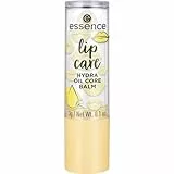 Essence lip Care HYDRA OIL CORE BALM, balsamo per labbra, bianco, idratante, rigenerante, nutriente, naturale, vegano, senza parabeni, senza particelle di microplastica, senza nanoparticelle,