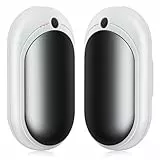 Babacom Scaldamani Elettrico Ricaricabile, 2 Pack x 3000mAh [20 Ore Riscaldamento] Scaldamani USB, Scalda Mani Portatile Eelettrico con 3 Livelli di Calore fino 131°F, Regali Perfetti, per Campeggio