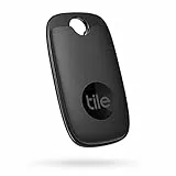 Tile Pro (2022) Bluetooth Item Finder, confezione da 1, raggio di ricerca di 120 m, funziona con Alexa e Google Smart Home, compatibile con iOS e Android, trova chiavi, telecomandi e altro, nero
