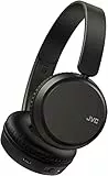 JVC, Cuffie Bluetooth HA-Z37W, Cuffie Wireless On Ear con Deep Bass, 3 Modalità Audio, Funzione Multi Point, Compatibili con Assistenti Vocali, 35 Ore di Riproduzione, Black