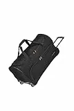 travelite trolley da viaggio a 2 ruote dimensione L, serie di valigie BASICS FRESH: borsa da viaggio morbida con ruote in design sportivo, 71 cm, 89 litri
