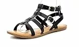 Kickers Kick Dazed, Sandali Bassi Donna, Nero, 38 EU