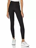 AURIQUE Leggings Sportivi a Vita Alta Donna, Pacco da 2, Nero, 46
