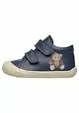Naturino Cocoon Bear VL-Scarpine Primi Passi in Pelle con Patch Orso, Indaco 23