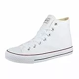 Elara Sneaker Unisex High Top Scarpe da Ginnastica Chunkyrayan Bianco CA014/CB019 White-40