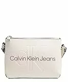 Calvin Klein Jeans borsa a tracolla donna ivory