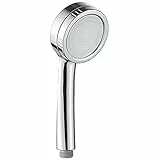 Ibergrif M20219 - Soffione Telefono Doccettaa Alta Pressione, Nappa Doccia, Cromo, Argento