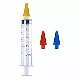 Revspoir Pulizia Orecchie Pulitore Rimozione Cerume Tappi Kit Siringa Pulisci Orecchie con 3 Punte Migliora l’Udito, Molto Adatto per La Cura Dell'Orecchio a Casa