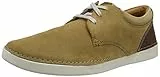 Clarks Gereld Lace, Scarpe da Ginnastica da Uomo, Beige (Dark Sand Suede), 43 EU