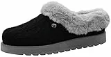 Skechers Keepsakes - Ice Angel, Pantofole Donna, Grigio Carbone, 38 EU