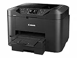 Canon Maxif MB2750 Stampante Multifunzione Inkjet, 24 ipm in Bianco e Nero, 15.5 ipm a Colori, 600 x 1200 dpi, Nero/Antracite
