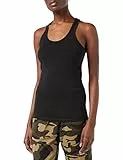 Urban Classics Canotta in jersey da donna, Canotta Sportiva, Donna, Nero (Black 7), M