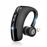 Cuffie Bluetooth,25 Ore di Conversazione Auricolare Bluetooth Wireless Mono con Microfono HD CVC8.0 Riduzione del Rumore di Cuffie Bluetooth Ruotabile 270° per Lavorando/Guida