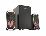Trust Gaming Set di Altoparlanti PC 2.1 con Subwoofer GXT 635 Rumax - Casse PC con Bluetooth, Speakers, Illuminazione RGB, Telecomando in Dotazione, PC/Laptop/PS4/PS5