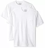 Amazon Essentials Maglietta Girocollo a Maniche Corte con Taschino Uomo, Pacco da 2, Bianco, L