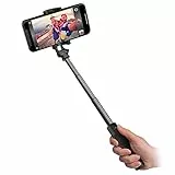 Asta selfie telescopica estendibile fino a 60 cm con tasto wireless integrato