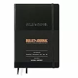 LEUCHTTURM1917 Bullet Journal - Edition 2, Taccuini Medium (A5), Copertina rigida 120 g/m² Pagina, Puntini, Nero
