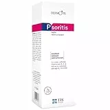 PsoriTIS Lozione - Crema Cicatrizzante, Riparatrice, Idratante, Mani, Piedi, Corpo e Viso, Seboregolatrice, Pelle Secca, Sensibile, Pruriginosa, Arrossata e Squamosa - con Urea, Caffeina - 100ml
