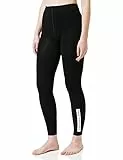 Calvin Klein Socks CKJ Women 1P Legging Logo Leggings, Black, L da Donna