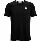 Under Armour Seamless SS, Manica Corta Uomo, Nero (001)/Grigio MOD, XXL