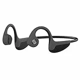 PUSOKEI Cuffie a conduzione ossea, auricolari Bluetooth 5.0 impermeabili a cuffia aperta, auricolari sportivi wireless per telefoni cellulari, computer, tablet e sport
