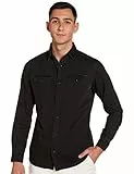 JACK & JONES Jjesheridan Shirt L/S Noos Camicia, Nero (Black Denim), L Uomo