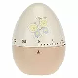 THUN - Time Decorato con Farfalla e Fiore - Accessori Cucina - Linea Elegance - Acrilonitrile-Butadiene-Stirene (ABS) - 7 h cm, Base 3,5 cm