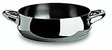 Alessi SG102/28 Mami Casseruola Bassa a Due Manici in Acciaio Inossidabile 18/10 Lucido