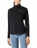 PUMA Run Knit 1/2 Zip W, Pullover Donna, Black, XS
