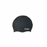 Intex 55991 - Cuffia da nuoto in silicone, colore: nero