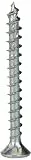 Fischer Viti per Legno o Truciolare Power-Fast II CZF 4,0x40 Filetto totale, Pozi, Testa svasata piana, Zincatura bianca, 300 Pz, 670204