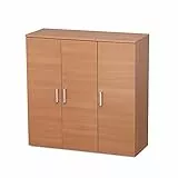 Iris Ohyama, Mobiletto, Scaffale, Armadio, Organizzatore di scarpe, 6 scomparti, Modulare, Contiene 24 paia, Ingresso, Camera da letto, Soggiorno, Ufficio - Shoe Cabinet SR-9035-Marrone chiaro