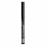 NYX Professional Makeup Eyeliner in Penna a Punta Extra Fine Super Skinny Eye Marker, Carbon Black