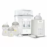 Chicco Starter Set Neonato, Sterilizzatore Elettrico, Scaldabiberon e Kit Biberon, Include 3 Biberon Natural Feeling Con Tettarella In Morbido Silicone, ‎Idee Regalo Nascita 0 Mesi