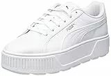 PUMA Karmen L, Scarpe da Ginnastica Donna, Bianco (Bianco Puma White Puma White Puma Silver), 39 EU