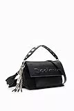 Desigual Bols_Half Logo Venecia 2, Across Body Bag Donna, Nero, Taglia Unica