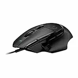 Logitech G G502 X Mouse Gaming Cablato - Switch Principali Ottico-Meccanici Ibridi LIGHTFORCE, Sensore per Gaming HERO 25K, Compatibile con PC - macOS/Windows - Nero