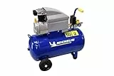 MICHELIN - Compressore D'Aria Mb5020 - Serbatoio da 50 Litri - Motore da 2 Hp - Pressione Massima 8 Bar - Portata D'Aria 170 L/Min - 10,2 M³/H, blue
