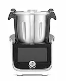 HENDICHEF Robot da cucina multifunzionale, impastatrice, multiuso, con ricettario integrato, capacità 4,5 litri, 230V, 1400W, 210x380x(H)320mm