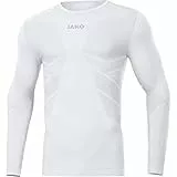 JAKO Comfort 2.0, Maniche Lunghe. Uomo, Bianco, M