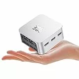 Ultra Mini PC, Intel Celeron N5095 (fino a 2,90 GHz), 8GB DDR4 256GB SSD Micro Desktop Computer【Dual LAN/Triplo HDMI】