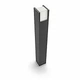 Philips Lighting Lampione LED Arbour, per Esterni, Medio, 6W, Luce bianca Fredda, Nero