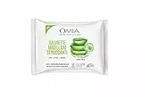 Omia - Salviettine Micellari Struccanti Viso Aloe Vera del Salento Eco Bio, Struccante Idratante, Equilibrante, Adatto a Tutti i Tipi di Pelle, Dermatologicamente Testato, Confezione da 20 Salviettine