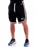Champion Legacy Division 1 Soft Mesh Bermuda Pantaloncini, Nero, M Uomo