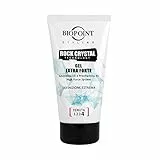 Biopoint Rock Crystal - Gel Capelli a Fissaggio Extra-Forte, Azione Rinforzante e Illuminante, Dona Definizione Estrema e Morbidezza, 150 ml