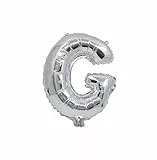 Procos 91256 - Palloncino in foil lettera G, elio, palloncino, compleanno, decorazione, regalo