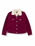 Lee Sherpa Rider Jkt Denim Jacket, Fox Violet, XS Donna